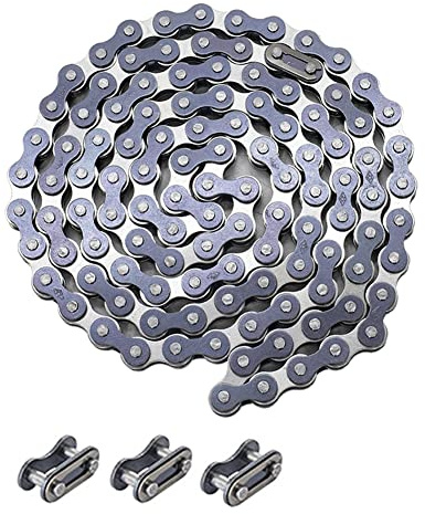 Runxingfu Fahrradkette Single Speed Dicke Fahrradkette 20 Zoll 86 Links