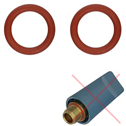 2 guarnizioni O-ring per ferro da stiro a vapore (D39) diametro = 3/8 compatibile come ricambio per Rowenta e altri