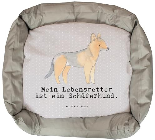 Mr. & Mrs. Panda Hundebett Schäferhund Lebensretter - Geschenk, Hund, Hundemöbel, Hundekörbchen, Hundedecke, Liegeplatz