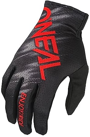 O'NEAL | Fahrrad- & Motocross-Handschuhe | MX MTB DH FR Downhill | Passform, Luftdurchlässiges Material | Matrix Glove Voltage V.24 | Erwachsene | Schwarz Rot | Größe S