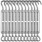 12 Stück M5 304,Edelstahl Stahlseil Seilspanngarnitur, Stainless steel tensilizer,Spannschloss Haken und Haken, für Sonnensegel,Rankhilfe Edelstahl Seilsystem,Gartendraht,Zaunspanner,wäscheleine