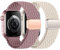 2ST Geflochtens Solo Loop für Apple Watch Armband 40mm 41mm 38mm 45mm 44mm 42mm 46mm Ultra/2 49mm Herren/Damen,Magnet Dehnbarer Nylon Band für die iWatch Armbänder series 10 9 8 7 6 5 4 3 2 se 2nd