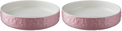 Mason Cash Colour Mix Pink Cat Saucer, 13 cm (Pack of 2)