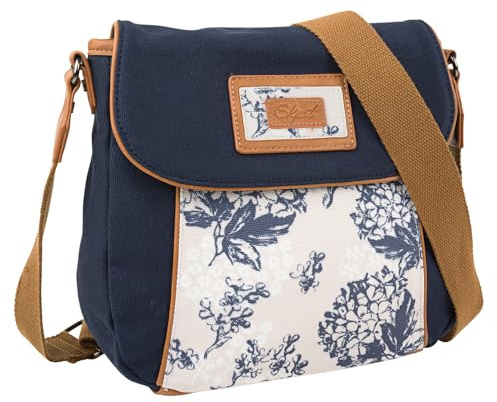 SKPAT - Damen Umhängetasche Mittelgroß & Klein, Marine Blau
