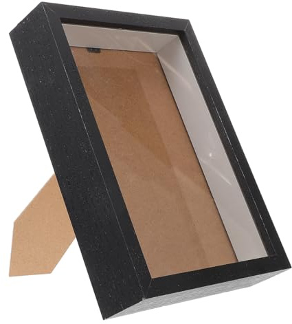 Luxshiny Bilderrahmen Mit Geheimfach 3D Fotorahmen Spardose Für Schmuck Und Bargeld Mini-Safe Zur Heimdekoration 8.86X6.42X1.77 Zoll