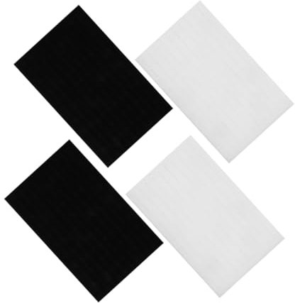 PACKOVE Lot De 4 Coussinets Éponge Pour Bijoux Pour Boîte De Rangement De Boucles Doreilles