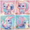 Diamond Painting Kinder, Diamant Painting Bilder Kinder, Süß Tiere Diamond Painting 4er Set, DIY Mosaik Bastelset Mädchen Junge ab 6 7 8 9 10 11 12 Jahre, Weihnachtsgeschenke für Kinder, 15x15cm
