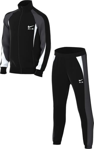 Nike -Tuta Completa -Felpa con Zip -Tasche Laterali -Pantalone con GIROVITA Elasticizzato -Logo Nero XL