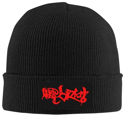 Limp Bizkit Rap Metal Rock Punk Warme Wintermütze Strickmütze Cooles und modisches Design mit den beliebten Ideen Schwarz, Schwarz , Einheitsgröße