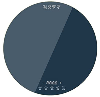 Scaldapiatti Elettrico, scaldavivande, scaldavivande, scaldavivande Rotondi multifunzionali, scaldavivande, scaldavivande, Vassoio Portata con Controllo Temperatura Regolabile, Mantiene Il Cibo ca