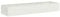 vidaXL Jardinera Acero Blanco 280x80x40 cm, macetero, Soporte para Plantas, lecho Elevado, Soporte para jardineras, Bandeja para Plantas