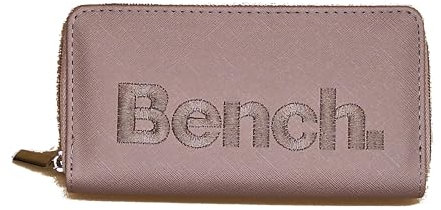 Noey & Lou Bench Damen Geldbörse XXL Portemonnaie Große Brieftasche Reißverschluss Clutch Münzörse (Nude)