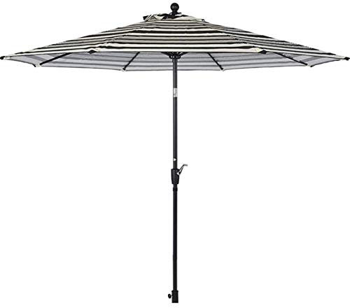 ZJFHEYUO Sonnenschirme für den Garten, 3 m, für Terrasse, Garten, Strand, Mehrfarbig, mit Kurbel und Neigung, Marktschirm, Sonnenschutz, LSF 50+