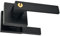 DOITOOL 1 Impostato serratura della porta interna serrature porte interne serratura per porte interne serratura della porta d'ingresso pomello quadrato maniglia Lega di alluminio Black