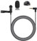 NewTH Confezione da 2 microfoni Lavalier a condensatore omnidirezionale con clip per DJI Mic 2, per trasmettitori Rode Wireless GO 2/II (confezione da 2 spine TRS da 3,5 mm a 90 gradi per DJI per Rode