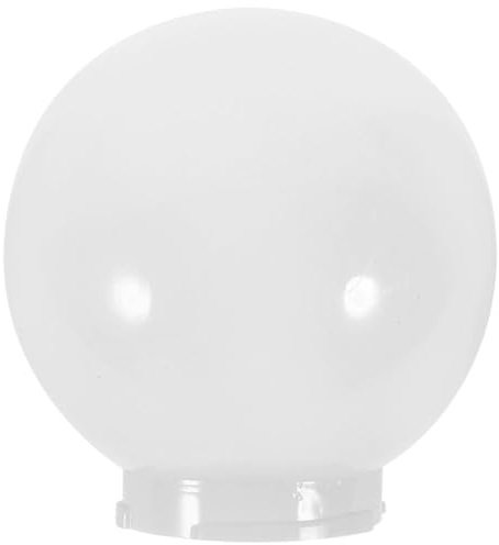 VILLCASE Pantalla Esférica Para Lámpara De Jardín Acrílica Pantalla De Globo De Repuesto Cubierta De Luz Para Lámpara De Pared Exterior 9.84in Para Dormitorio Y Sala De Estar
