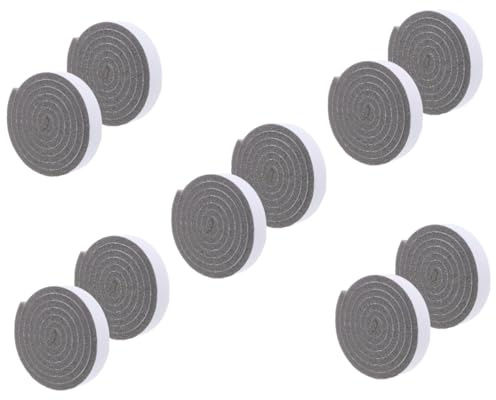 NUOBESTY 10rolls Soundproofing Strip for Bedroom Under Door Gap Filler Adhesive Windproof Strip
