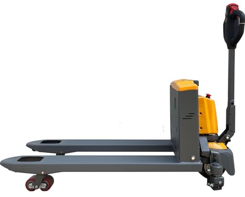 Electric Pallet Truck Fully Electrically Powered Lithium Ion-Battery 1500kg 3300Lbs Capacity, Easy Battery Replacement with 220v UK charger, 3 Hours Battery Use Between Charge TUFFMATE