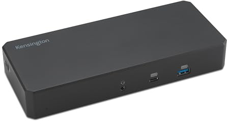 Kensington SD3210U3 USB-C 10 Gbit/s Triple Video Driverless Dock 100 W PD - DP/HDMI - Windows, unterstützt Thunderbolt 5, Thunderbolt 4, USB4 und USB-C Alt Mode Laptops mit bis zu drei 4K (K32802NA)