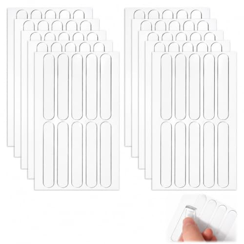 100 Pack Furniture Bumpers, Silicone Clear Cabinet Door Bumpers Adhesive Cabinet Bumpers for Kitchen Cabinets Drawers and Cupboards, 6.2cm&1cm Anti Door Slam Silicone Doors Bumper Pads for Silencer