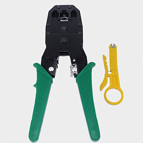 Neue 3 in 1 Multi Netzwerk Kabel Abisolierzange Crimpzange + Netzwerk Kabel Werkzeug Kiefer Zange selbst Anpassung-Crimper Terminal Cutter Tools