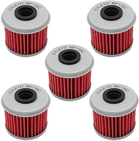 Cyleto Filtro Olio per CRF450R CRF450 Crf 450R 2002-2016 R CRF450 x Crf 450 X 2005-2016