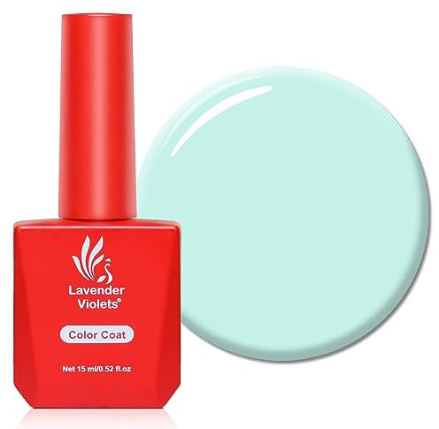 Lavender Violets 15ml Gel Nail Polish UV LED Soak Off Nail Lamp Curing Manicure Pedicure Larger Content Salon Quality Mint Coconut A0362