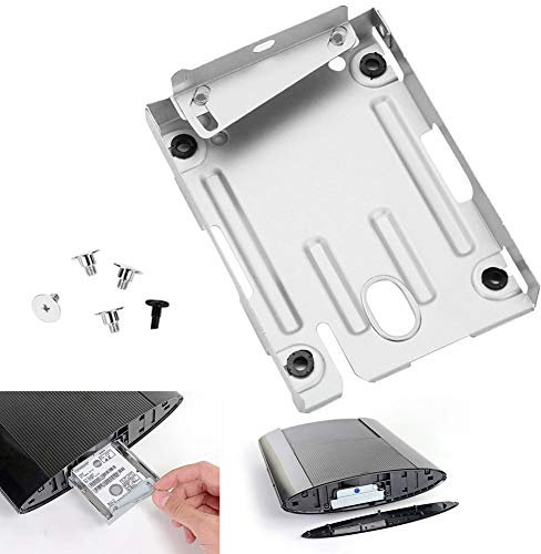 Steellwingsf Support Disque Dur en métal pour Disque Dur HDD Support vis pour 1r Sony ps3, Multicolore, Eine GR??e