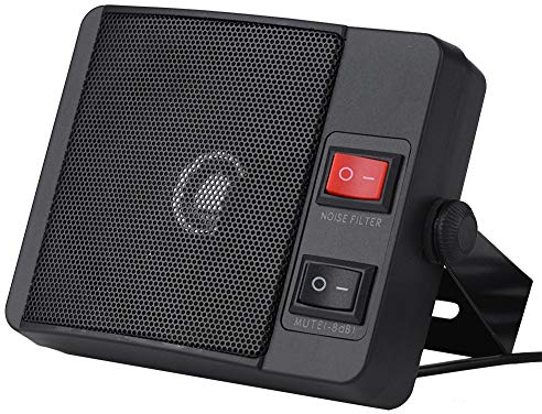 Bewinner TS-750 Tragbarer Externer Lautsprecher Mit Rauschfilter Und Stummschalter Für YAESU-Funkgerät Auto-Mobilfunk