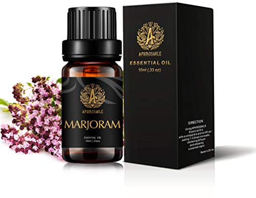 Huile Essentielle de Marjolaine 100% Pure pour Aromathérapie - 10ml pour Diffuseur, Humidificateur et Fabrication de Savon