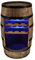 CREATIVE COOPER Weinregal Holz - Weinschrank Mini Bar - Weinschrank Mann und Frau - Barschrank mit LED-Leuchten - 80cm hoch - Retro deko Bar Regal - Hausbar Theke - Fassmöbel (Wenge)