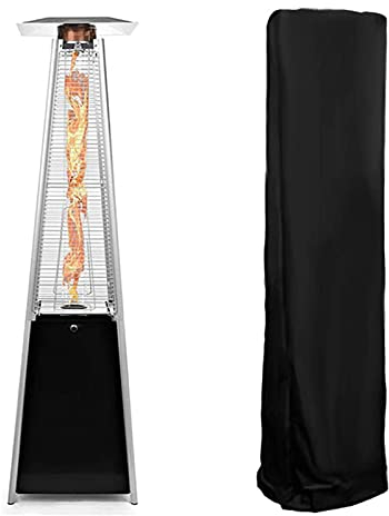 CENPENYA Abdeckung Terrassenheizungen,wasserdicht Schutzhülle Für Heizpilz Staubschutz Mit Kordelzug Für Außenbereich, Gartenheizung, Terrassenheizung (221×53×61cm/87×21×24in)