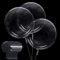 24 Pièces Ballon Transparent, 36cm Ballons Bobo Géant Ballon Transparent a Remplir,Big Balloons Transparent Rond,Réutilisables Ballon d'hélium pour Fete Mariage,Baby Shower,Anniversaire Decoration