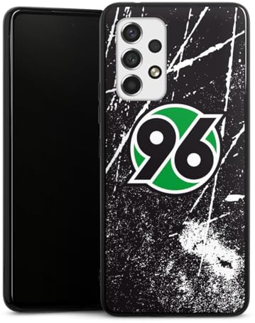 DeinDesign Silikon Hülle kompatibel mit Samsung Galaxy A53 5G Case schwarz Handyhülle H96 Hannover 96 Wappen