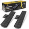 BRIGHTICONIC Lot de 2 panneaux solaires d'extérieur sans fil pour agents immobiliers - Éclairage de panneau à LED - Cadeaux pour agents immobiliers à louer - Noir