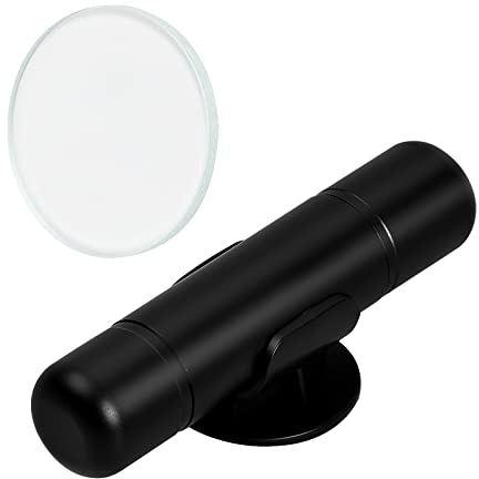 Xzeemo 2 In 1 Notfallhammer fürs Auto, Nothammer mit Gurtschneider, Car Safety Hammer, Sicherheitshammer, Multifunktions Fensterhammer mit Testglas, Fensterbrecher fürs Auto, Bus, PKW, LKW, Schwarz