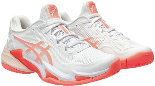 ASICS Damen Court Ff 3 Sneaker, White Sun Coral, 37.5 EU