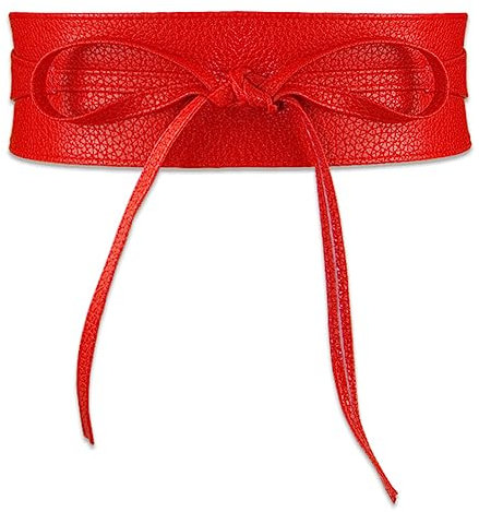 Satohom Ceinture Large à NœUd Noué Femme Ceinture Large OrnéE Ceinture Large éLastique Convient Robes, Chemises, Accessoires Simples Et Polyvalents Ceintures pour Ceintures Larges