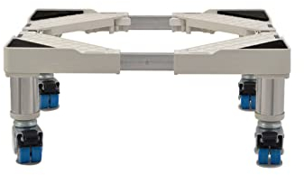 Räder für Kühl- und Gefrierschränke zum Bewegen von Trockner und Kühlschranksockel, verstellbare Länge 50,8–73,7 cm, für Geschirrspüler, universeller Hochregal-Waschmaschinensockel, Gesamthöhe 8/