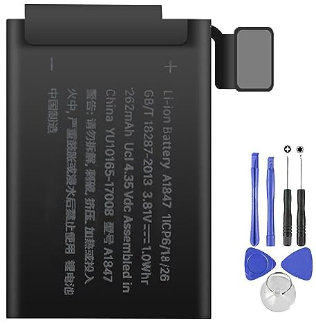 BATTERIA COMPATIBILE PER APPLE WATCH SERIE 3 GENERAZIONE 38mm GPS (NO LTE) A1847 262mAh