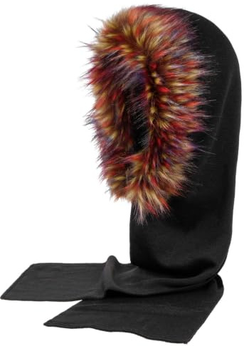 Gebeana Coloury Schalhaube Winterschal Mützenschal Damenschal Damen - Made in Germany Winter Herbst-Winter