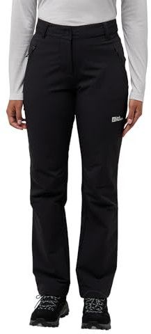 Jack Wolfskin Damen Activate Thermic Pants Wanderhose, Schwarz, 19 Kurz EU