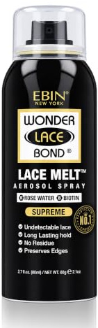 EBIN NEW YORK Wonder Lace Melt Aerosol-Spray (Rosenwasser, 80 ml)