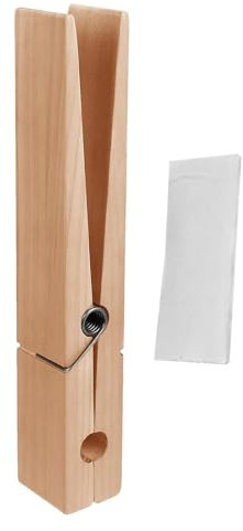 Pinzas para Ropa De Madera Gigantes - Pinza para Ropa Grande | Pinzas para Ropa De Madera con Resorte Gigante con Toalleros | Toallero Que Ahorra Espacio para El Baño, Toallero Robusto, 30 X 4 X 5 Cm