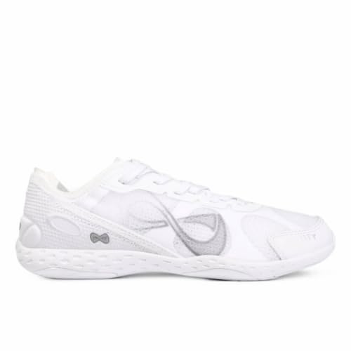 Nfinity Cheer Shoes - Alpha White Indoor Gym Sneakers für Damen - Leichte atmungsaktive Schuhe für Frauen - Bequeme Damen-Sportschuhe - Vielseitige und flexible Damen-Wanderschuhe