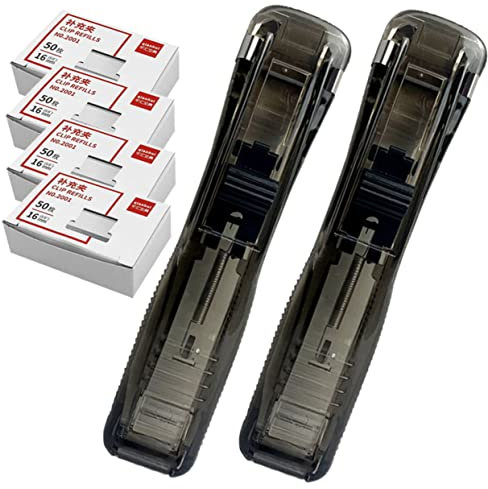 Heftgerät, 1 Set, nicht abfärbender Hefter, transparenter Hefter, robuster Heftklammerentferner, schneller Papierschneider, Wischwerkzeug, elektrischer tragbarer Aktenhefter, Multitools, Bügeleisen, B