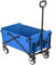 Bollerwagen Handwagen, Tragbarer, Zusammenklappbarer Garten-Trolley, Robuster Trolley-Einkaufswagen Für Outdoor-Camping-Pull-Truck Gartenwagen Strandwagen(A)