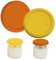 2 pièces de couvercles en silicone réutilisables pour pots de yaourt, couvercle de yaourt réutilisable pour presque tous les pots de yaourt 140g - 500g, anti-fuite, couvercle en silicone