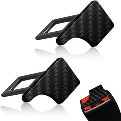 2 Piezas Hebillas para coche, accesorios para coche, para la Mayoría de los Automóviles Camiones y Furgonetas