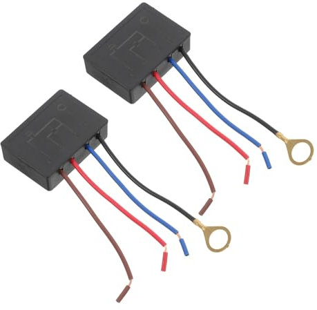 NUOBESTY Variateur Tactile pour Lampe de Table Lot de 2 3 d'Intensité Installation Facile Accessoires de Lampe Couleur Aléatoire